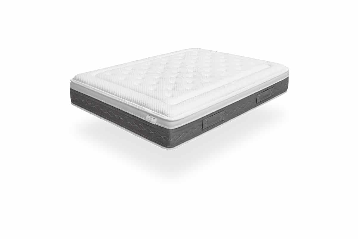 Matelas Tirelax Evo - Adaptable et ferme, effet nuage, repos plus frais, été/hiver, surmatelas réversible